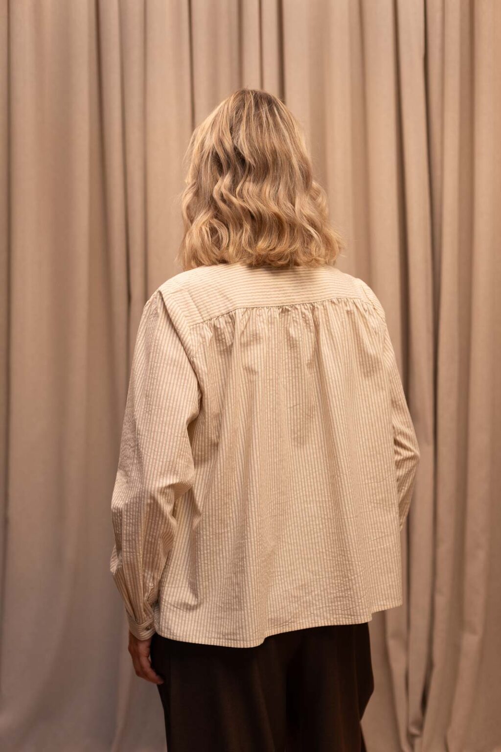 Blouse femme Célestine beige, Jannie