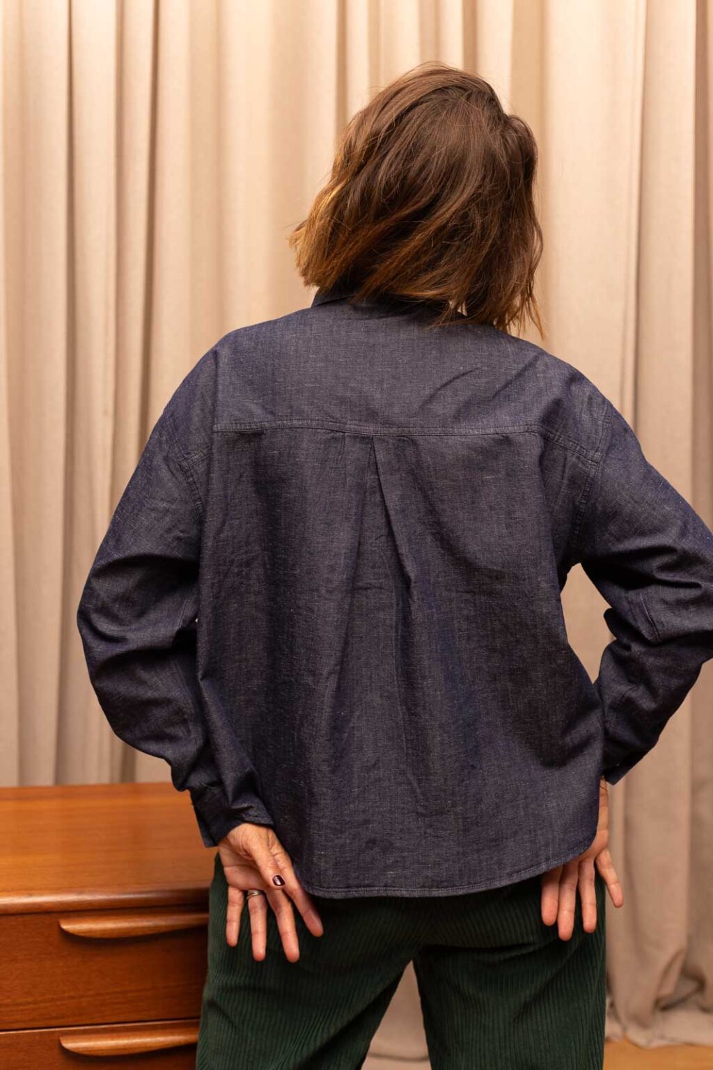 Chemise femme Apolline bleu, Jannie
