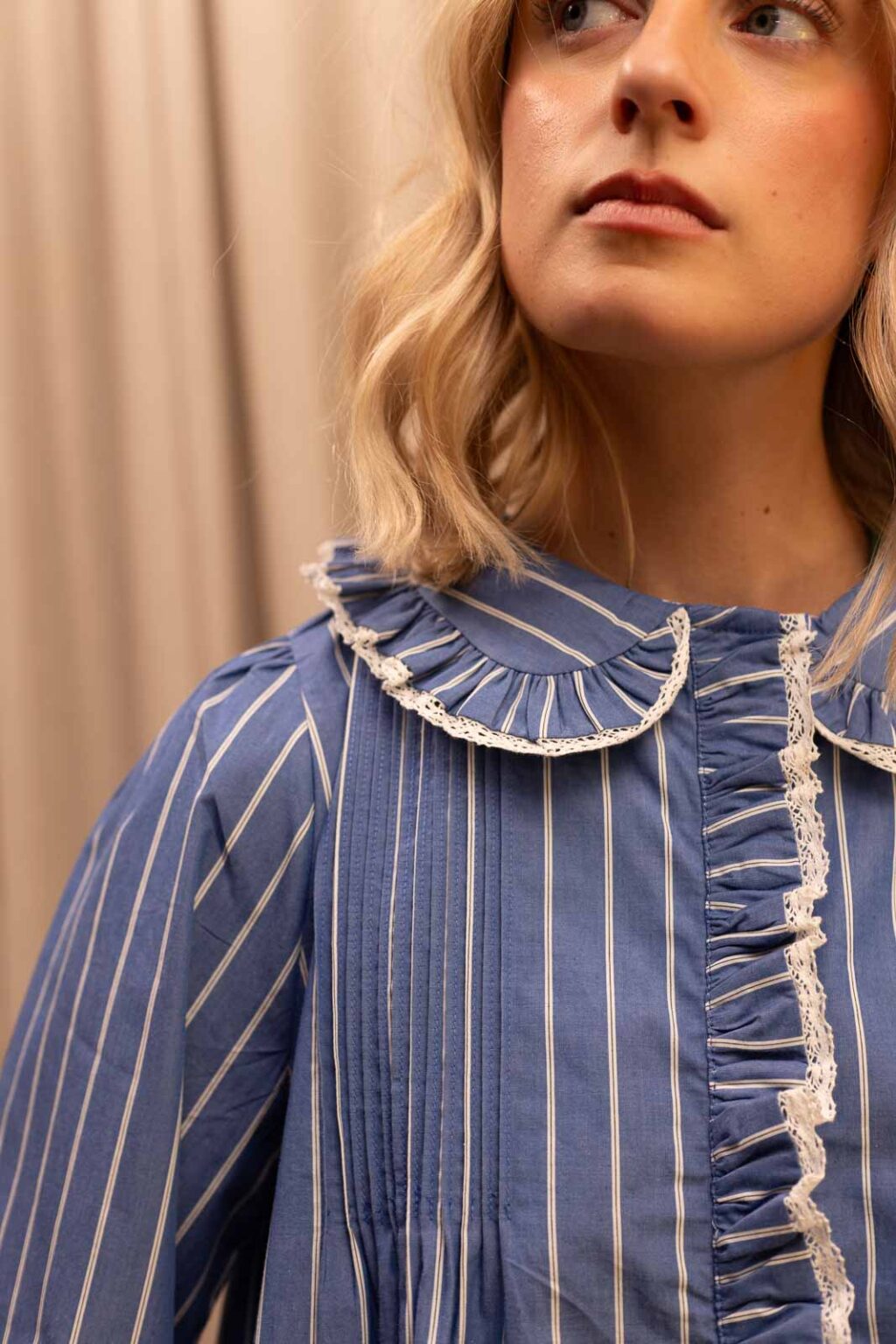 Chemise femme Charlie bleu, Jannie