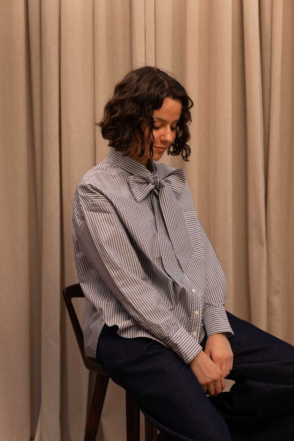 Chemise femme Oscar bleu, Jannie