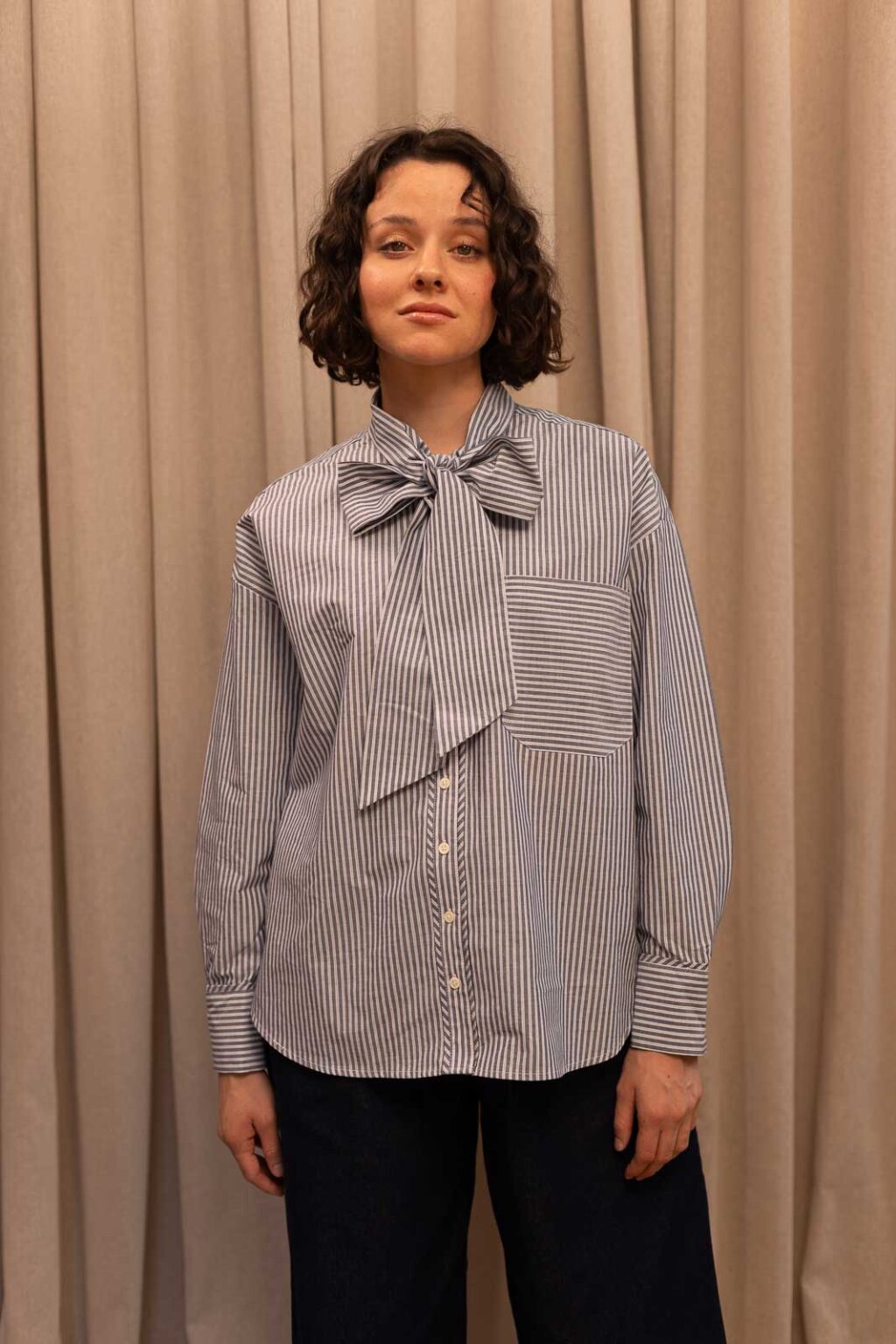 Chemise femme Oscar bleu, Jannie