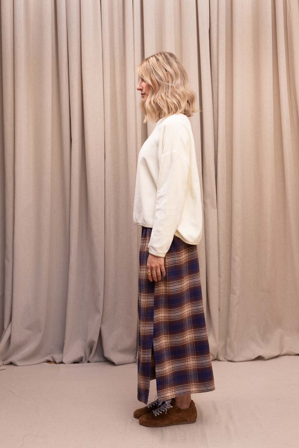 Tenue femme : jupe Violette et sweat ELSA, Jannie