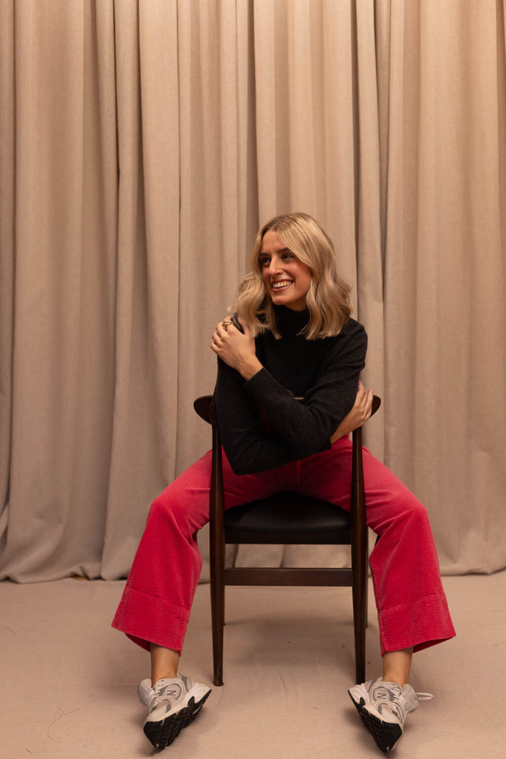 Tenue femme : pantalon Anatole et pull Antonin, Jannie