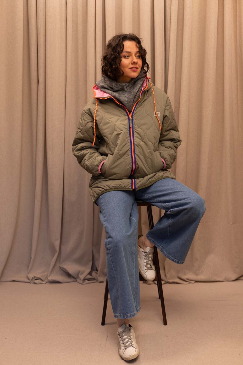 Tenue femme : parka capuche Aude et cagoule Mireille, Jannie