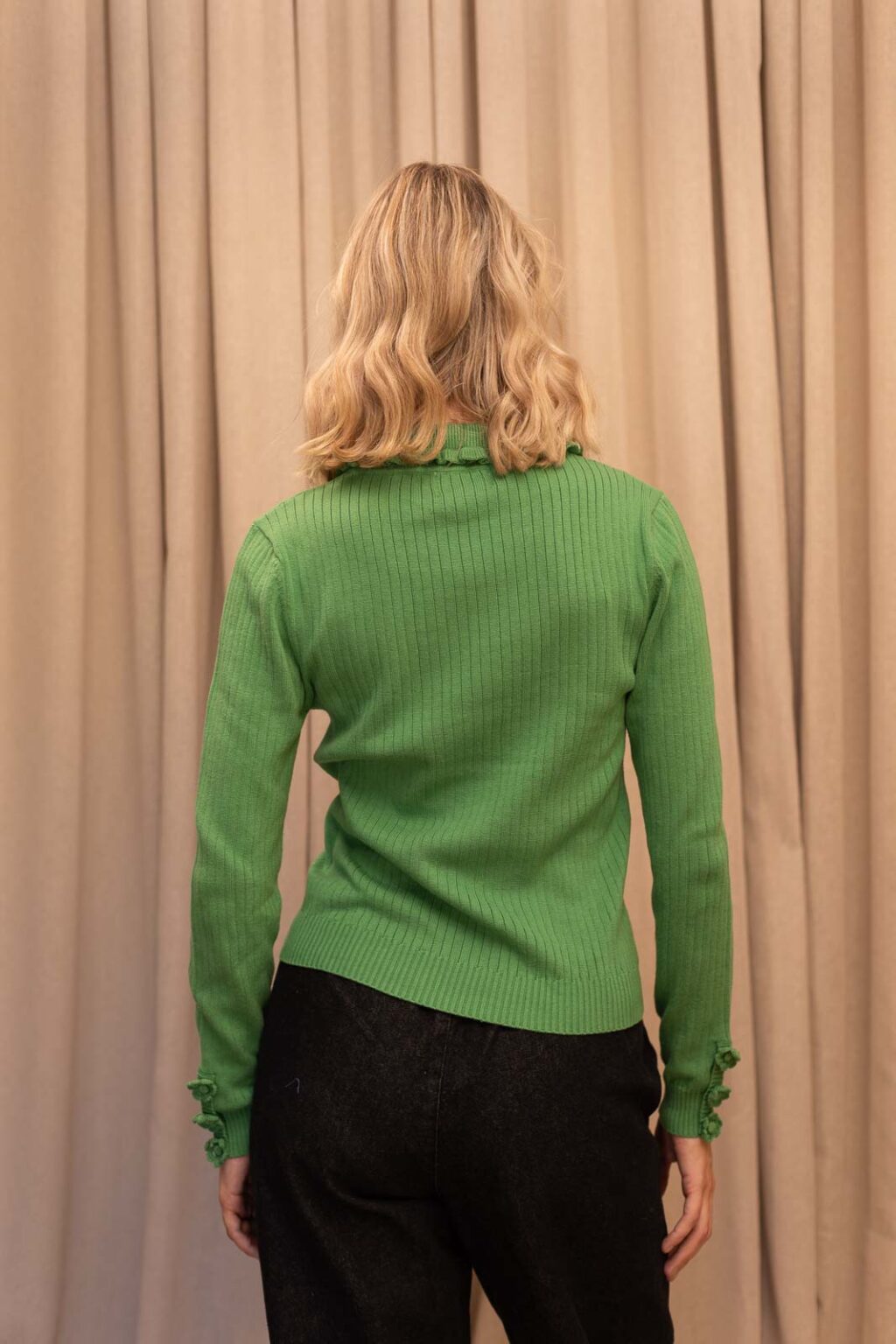 Pull femme Emile vert, Jannie