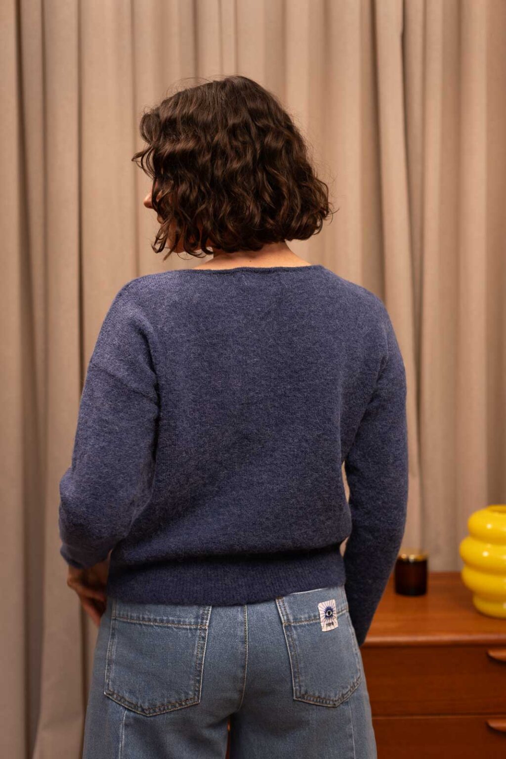 Pull femme Jimmy bleu, Jannie