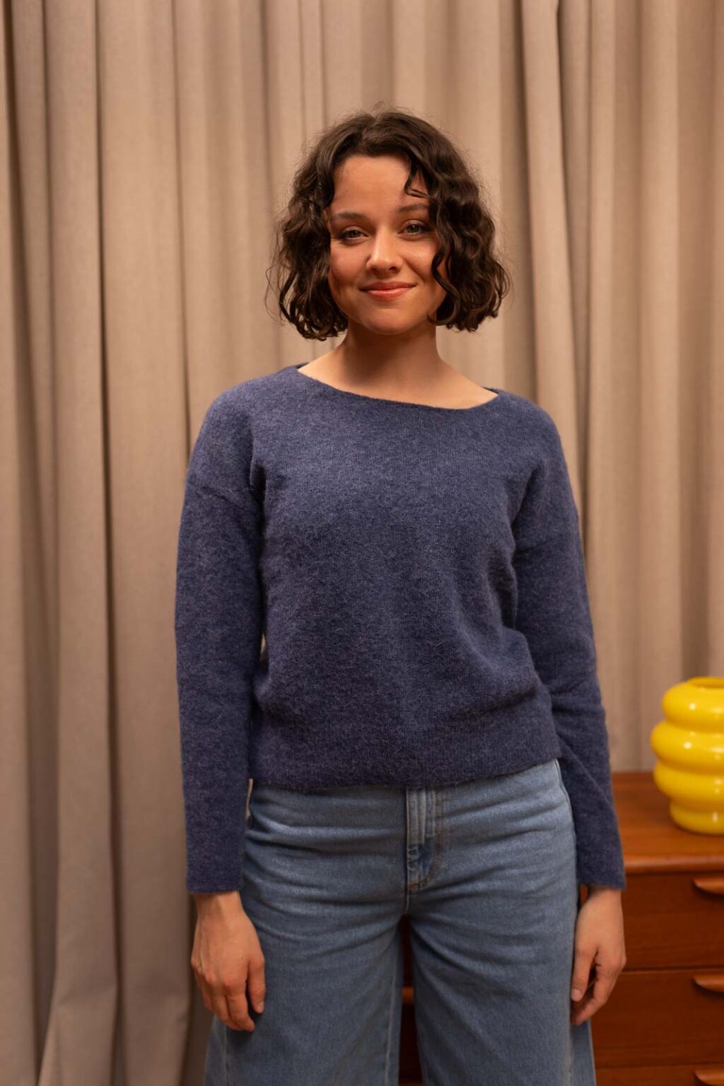 Pull femme Jimmy bleu, Jannie