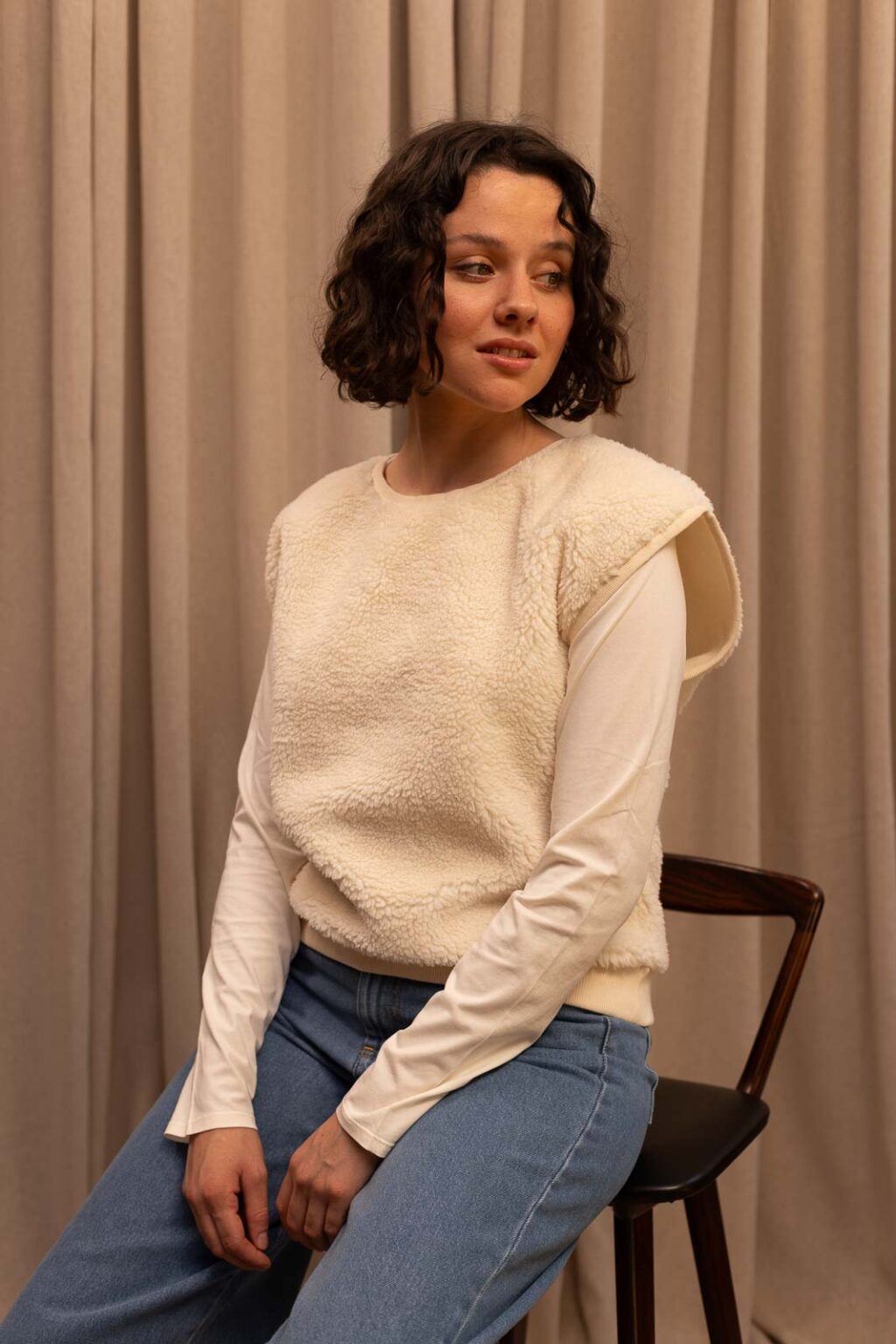Pull sans manche femme Félicité, Jannie