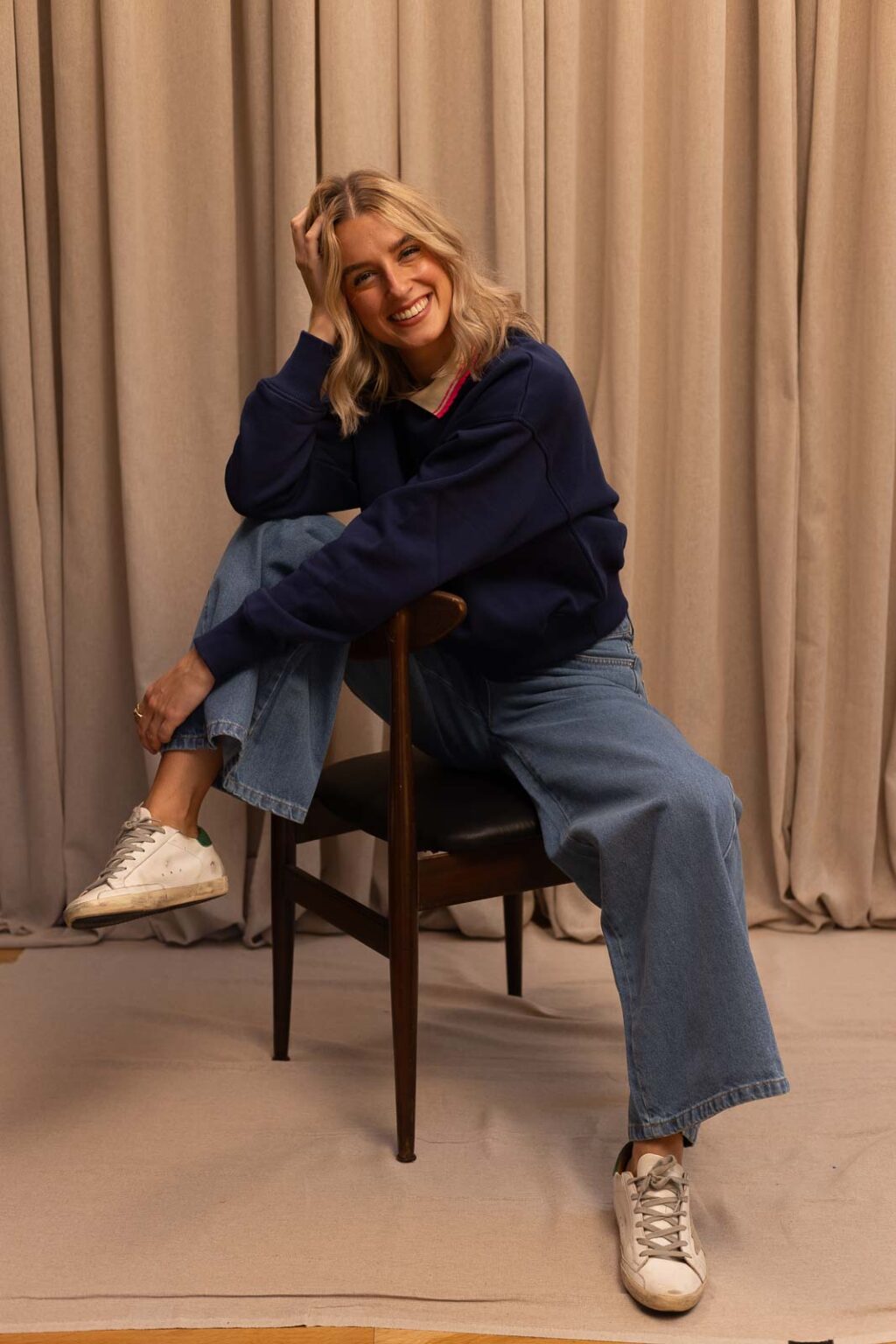Sweat femme Noé bleu, Jannie