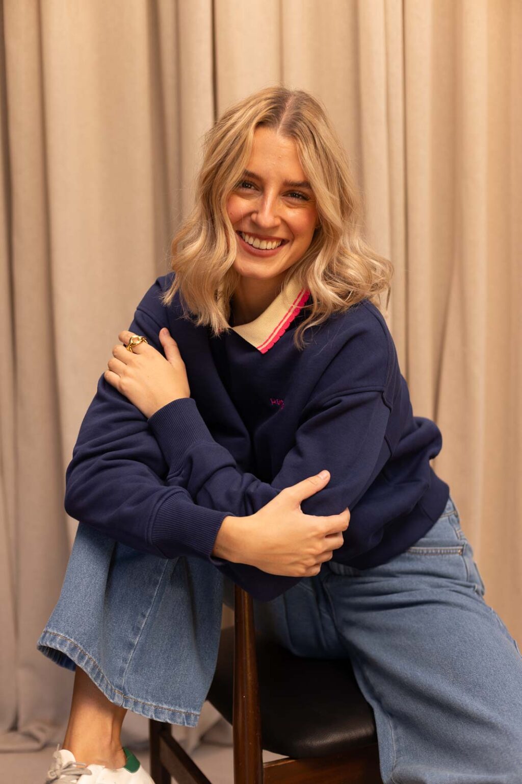 Sweat femme Noé bleu, Jannie