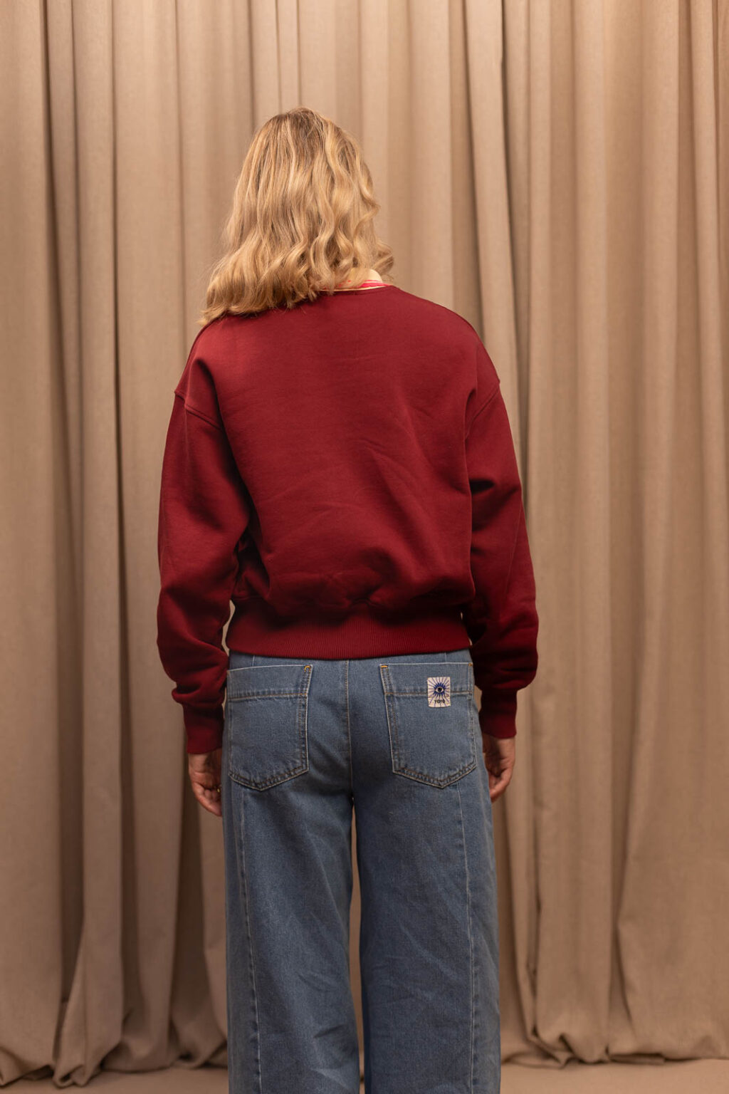 Sweat femme Noé bordeau, Jannie