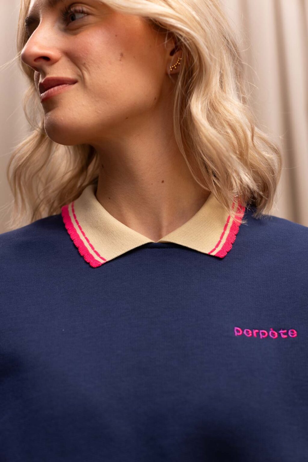 Détail matière du sweat Noé, Jannie