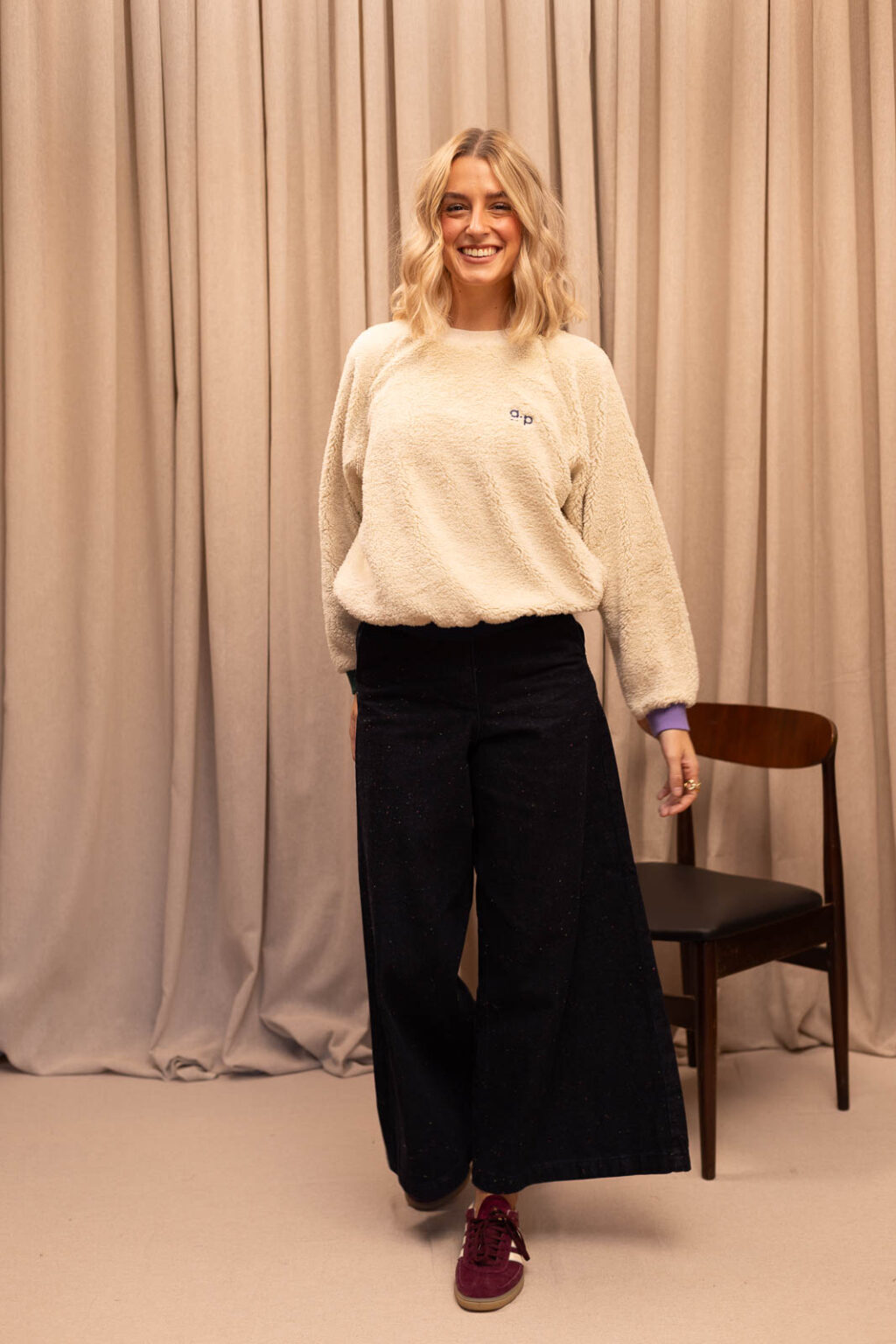 Tenue femme : sweat sherpa Georges, Jannie
