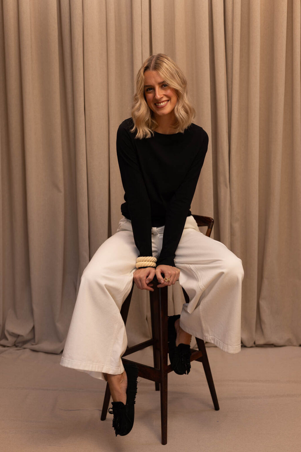 Tenue femme : tee-shirt June et pantalon Malo, Jannie