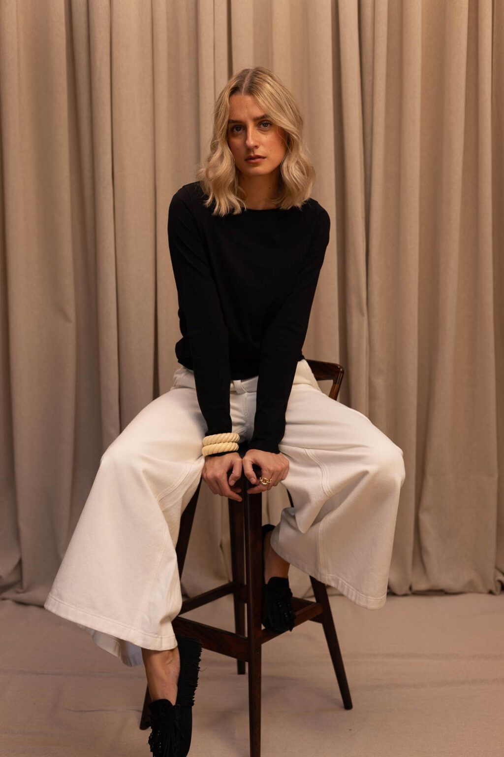 Tenue femme : tee-shirt June et pantalon Malo, Jannie