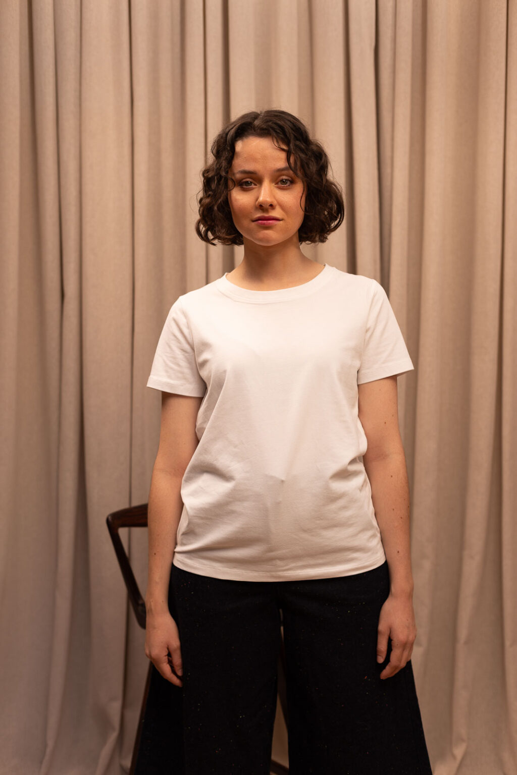 Tee-shirt femme Marie-Lou blanc, Jannie